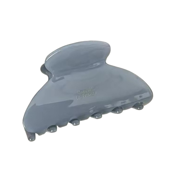 Зажим для волосся синій Barrette la France Thick Gouache, 6 х 6.5 см 67592 фото