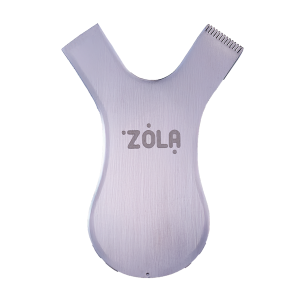ZOLA Аплікатор-гребінець металевий -срібний 72430 фото