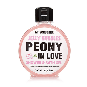 MR.SCRUBBER Jelly Bubbles Peony In Love Shower & Bath Gel Гель для душу закохана півонія 300 мл 64300 фото