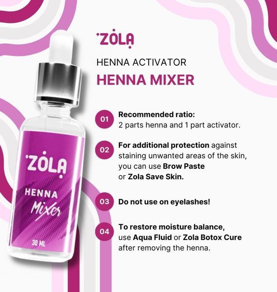 ZOLA Henna Mixer Активатор для хни 30ml УЦІНКА 112767 фото