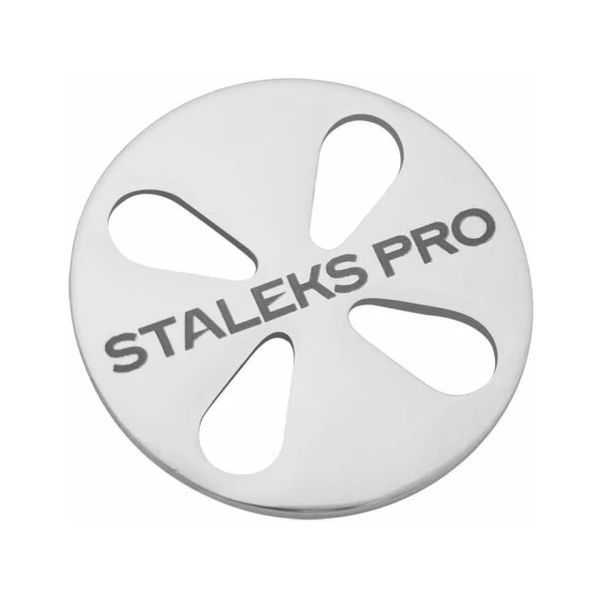 STALEKS Диск педикюрний подовжений PODODISC STALEKS PRO S в комплекті зі змінним файлом 180 грит 5 шт (15 мм) 44680 фото