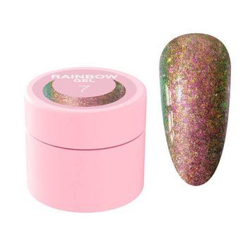 LUNAmoon Блискітки для нігтів Rainbow Gel №7 5ml 16982 фото