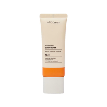 WHOCARES Сонцезахисний крем з антиоксидантним захистом Bifida Barrier Sun Cream SPF 50+ PA++++, 40 мл 55129 фото