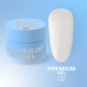LUNAmoon Гель для нарощування Premium Gel №2 30ml 65404 фото