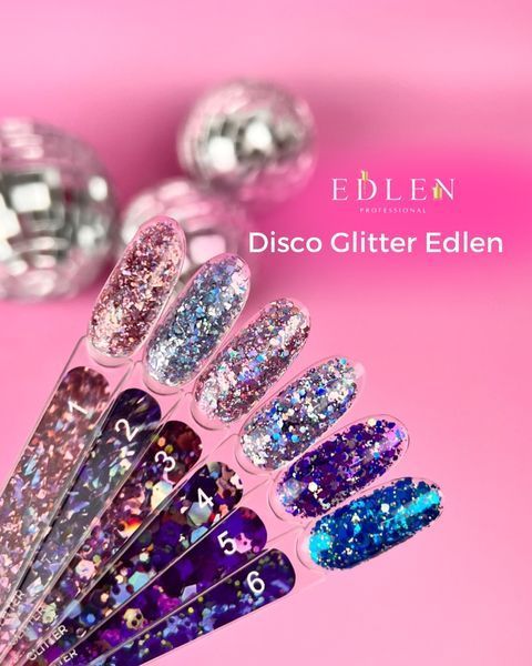 EDLEN Disco Glitter №02 5 ml 52618 фото