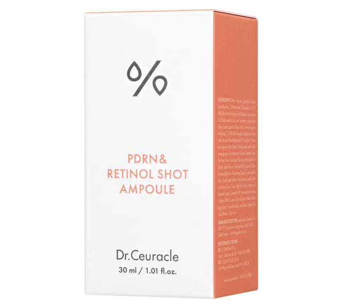 Dr.Ceuracle Антивікова сироватка з полінуклеотидами, ретинолом та спікулами PDRN & Retinol Shot Ampoule, 30 мл 113191 фото