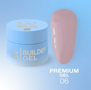 LUNAmoon Гель для нарощування Premium Gel №6 30ml 16736 фото