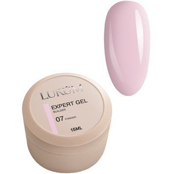 LUKUM Expert Builder Gel, Powder 07, 15 ml 108386 фото