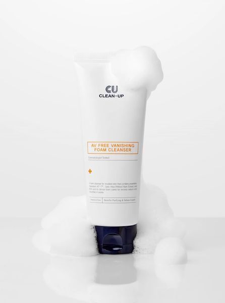 CU SKIN Clean-Up Кремова очищуюча пінка із каламіном та саліциловою кислотою AV Free Vanishing Foam Cleanser, 150 мл 103603 фото