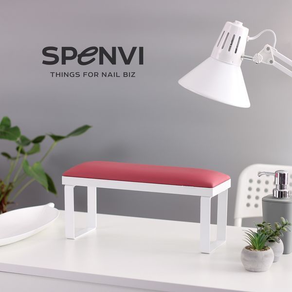 SPENVI Підставка для манікюру Loft Berry на знімних білих металевих ніжках на білій основі 35893 фото