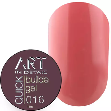 ART Гель для нарощування ART QUICK Builder Gel №016, 15 мл 19847 фото