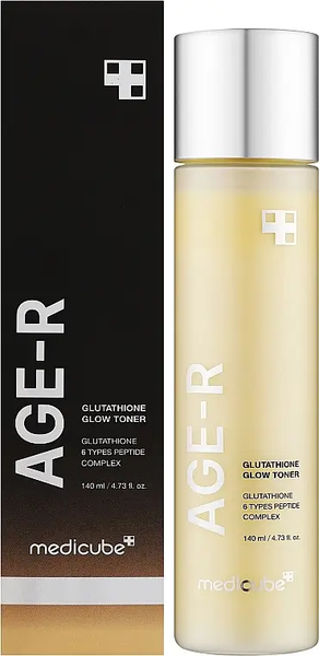 MEDICUBE Тонер-молочко з глутатіоном для освітлення та сяйва AGE-R Glutathione Glow Toner, 140 мл 107959 фото