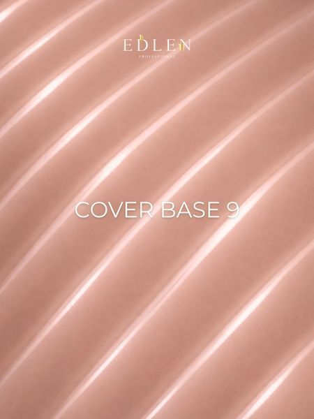 EDLEN Cover base Nude №09 9 ml 52181 фото