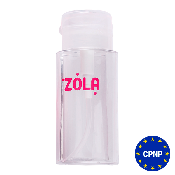 ZOLA Ємність пластикова для рідини з помпою-дозатором (Прозора) 48167 фото
