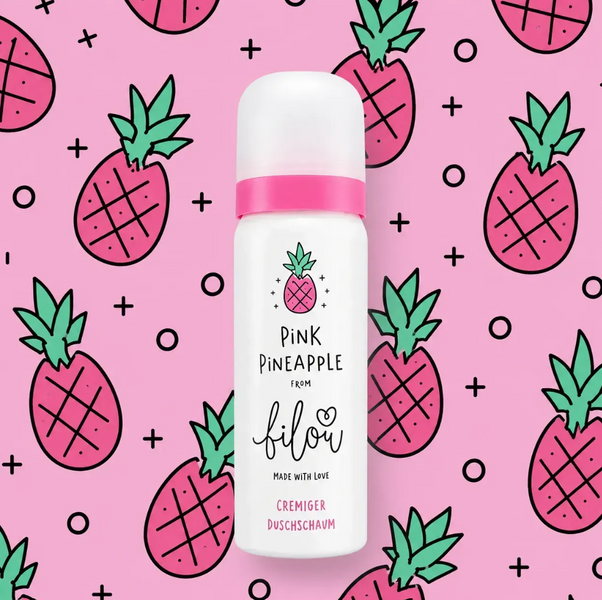 Bilou Міні-пінка для душу Pink Pineapple, 50 мл 117682 фото