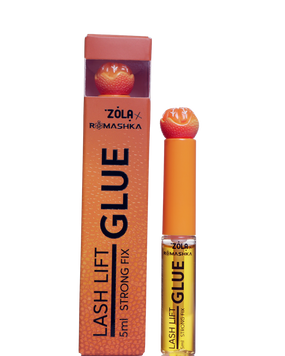ZOLA x ROMASHKA Клей для ламінування вій Orange Lash Lift Glue Strong Fix 5 мл. 109369 фото