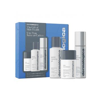 Dermalogica Персоналізований набір для догляду за обличчям - The personalized skin care set (Зволожує, освітлює, заспокоює та усуває появу тонких ліній та зморшок. У наборі: Special Cleansing Gel 50 ml, Daily Microfoliant 13 g, Smart Response Serum 30 ml 5427 фото