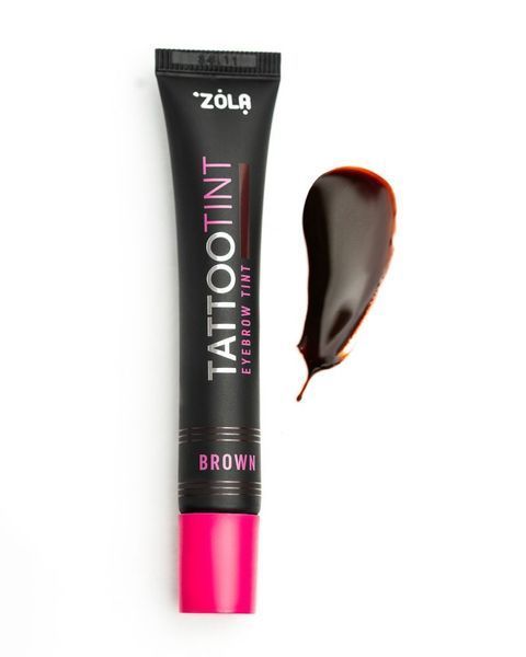 ZOLA Фарба для брів та вій Tattoo Tint Brown, 15 мл 66431 фото