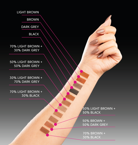 ZOLA Фарба для брів та вій Tattoo Tint Brown, 15 мл 66431 фото