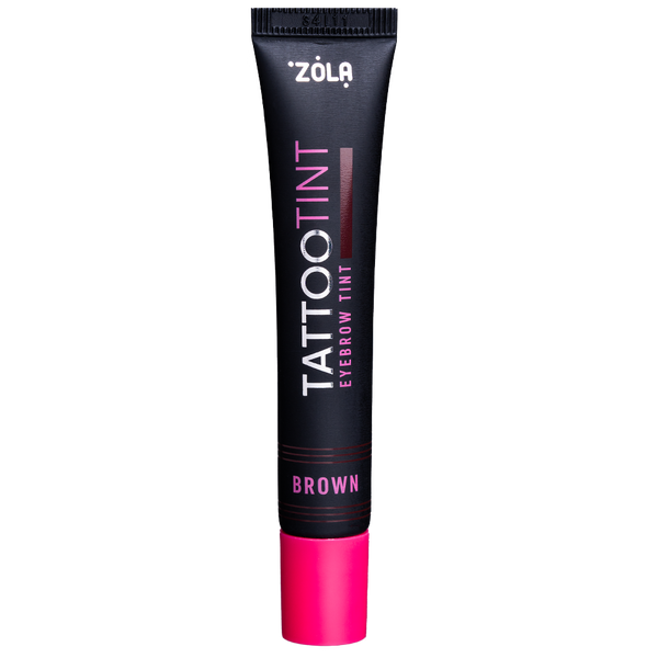 ZOLA Фарба для брів та вій Tattoo Tint Brown, 15 мл 66431 фото