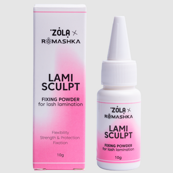 ZOLA x Romashka Фіксуюча пудра для ламінування вій LamiSculpt, 10 г 113215 фото