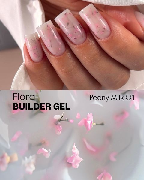 LUKUM Flora Builder Gel, Peony Milk 01, 15 мл 112430 фото