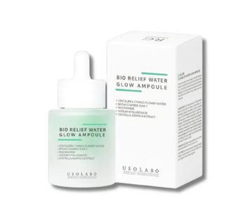 USOLAB Заспокійлива, гідратуюча та протинабрякова сироватка Bio Relief Water Glow Ampoule, 30 мл 110154 фото