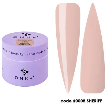 DNKa' Builder Gel Light #0008 Cheriff, 15 мл 115463 фото