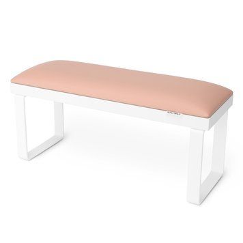 SPENVI Підставка для манікюру Loft Light pink на знімних білих металевих ніжках на білій основі 35892 фото