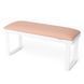 SPENVI Підставка для манікюру Loft Light pink на знімних білих металевих ніжках на білій основі 35892 фото 1