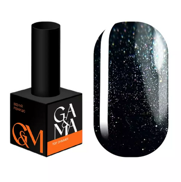 GA&MA Top Shimmer 2 10 ml / Топ з шимером 2 10мл 70723 фото