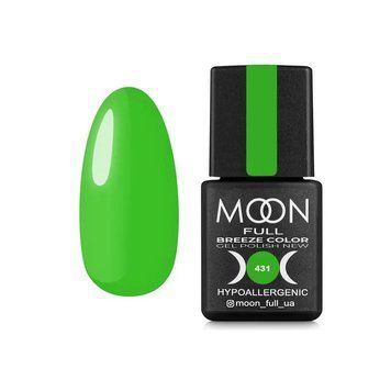 Moon - Гель-лак "Breeze" [431 - салатовий насичений емаль ] (8 мл) 51359 фото