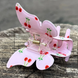Заколка для волосся крабик МЕТЕЛИК Pink cherry 5*5 см 114954 фото 3